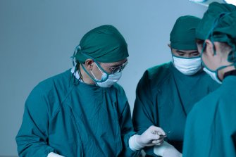 medical team perform surgical operation