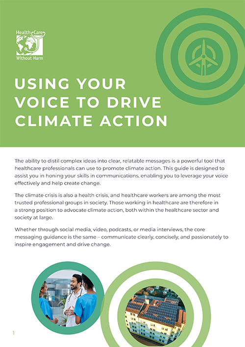 Using your voice to drive climate action