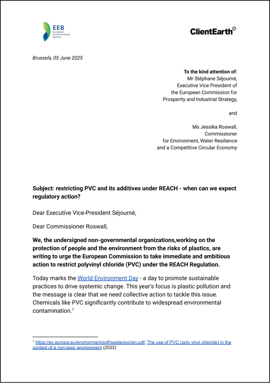 PVC joint letter
