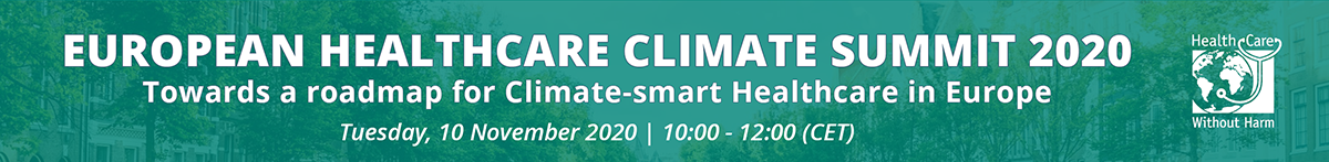 European Healthcare Climate Summit 2020