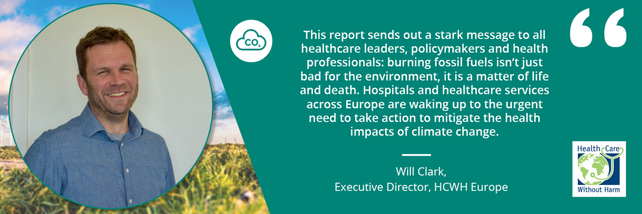 Quote by Will Clark, Executive Director, HCWH Europe