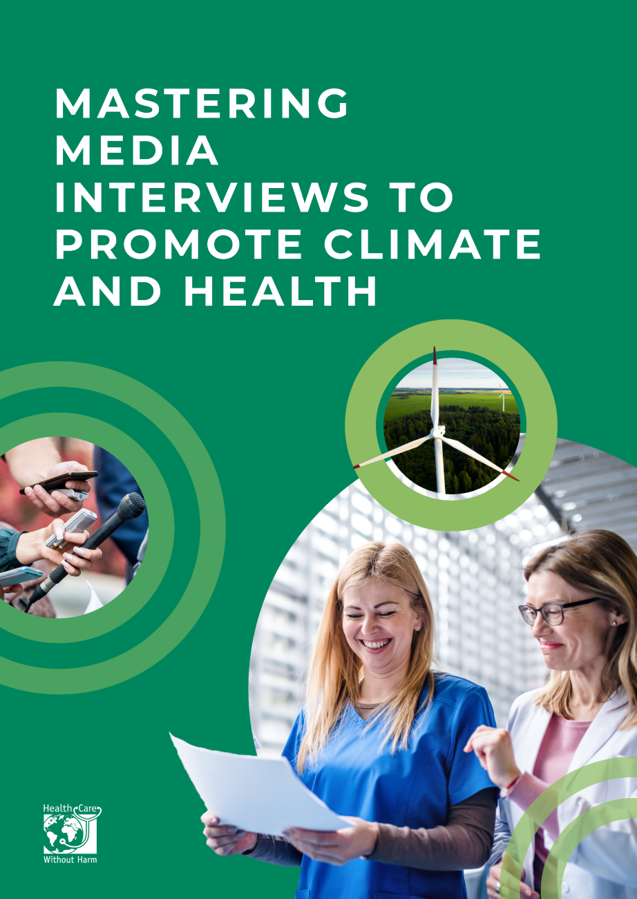 Mastering media interviews to promote climate and health